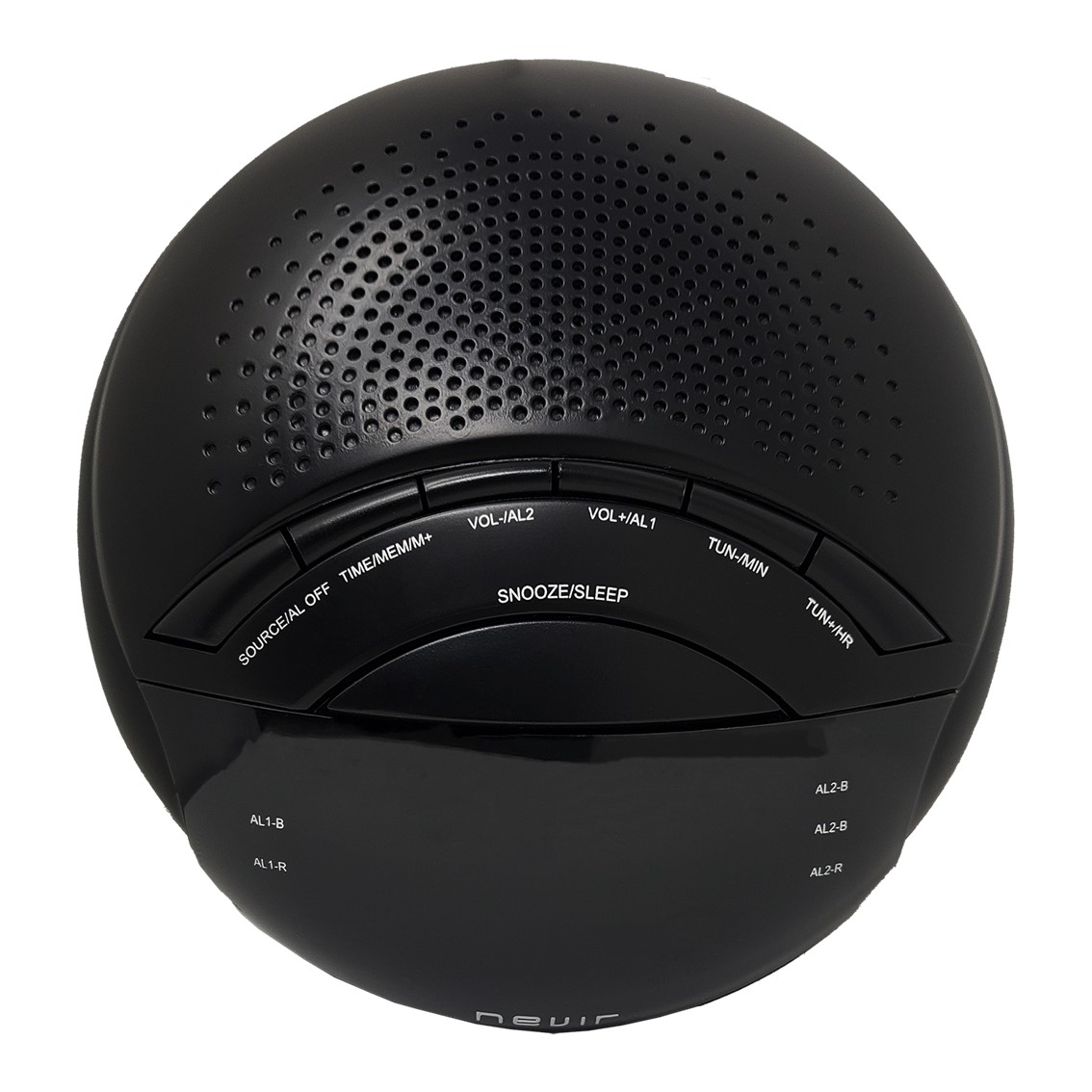 RADIO RELOJ DESPERTADOR NEVIR NVR-335DD NEGRO SINTONIZADOR AM / FM