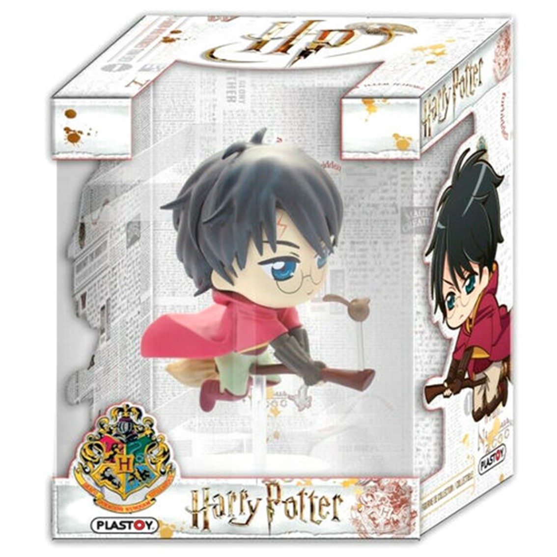FIGURA PLASTOY HARRY POTTER HARRY POTTER QUIDDITCH CON SNITCH DORADA