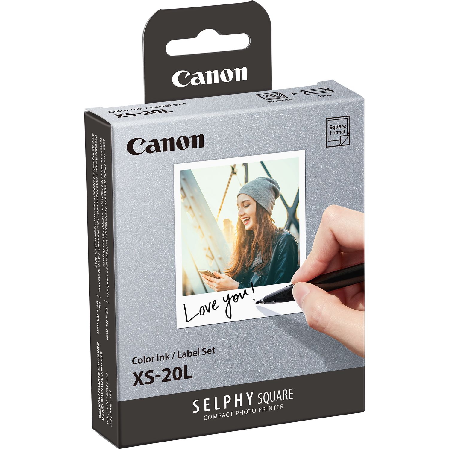 PAPEL FOTOGRAFICO CANON XS-20L 20 HOJAS + TINTA DE COLOR