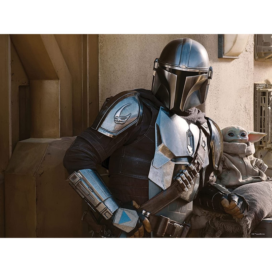 PUZLE LENTICULAR PRIME 3D 500 PIEZAS THE MANDALORIAN EL MANDALORIANO MANDO & GROGU