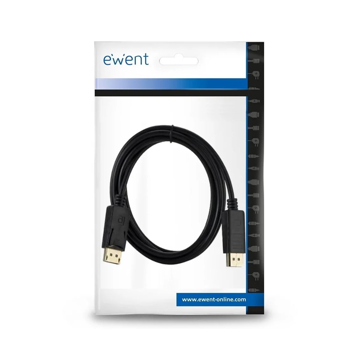 CABLE EWENT DISPLAYPORT V1.4 / 8K / 60HZ / 3M