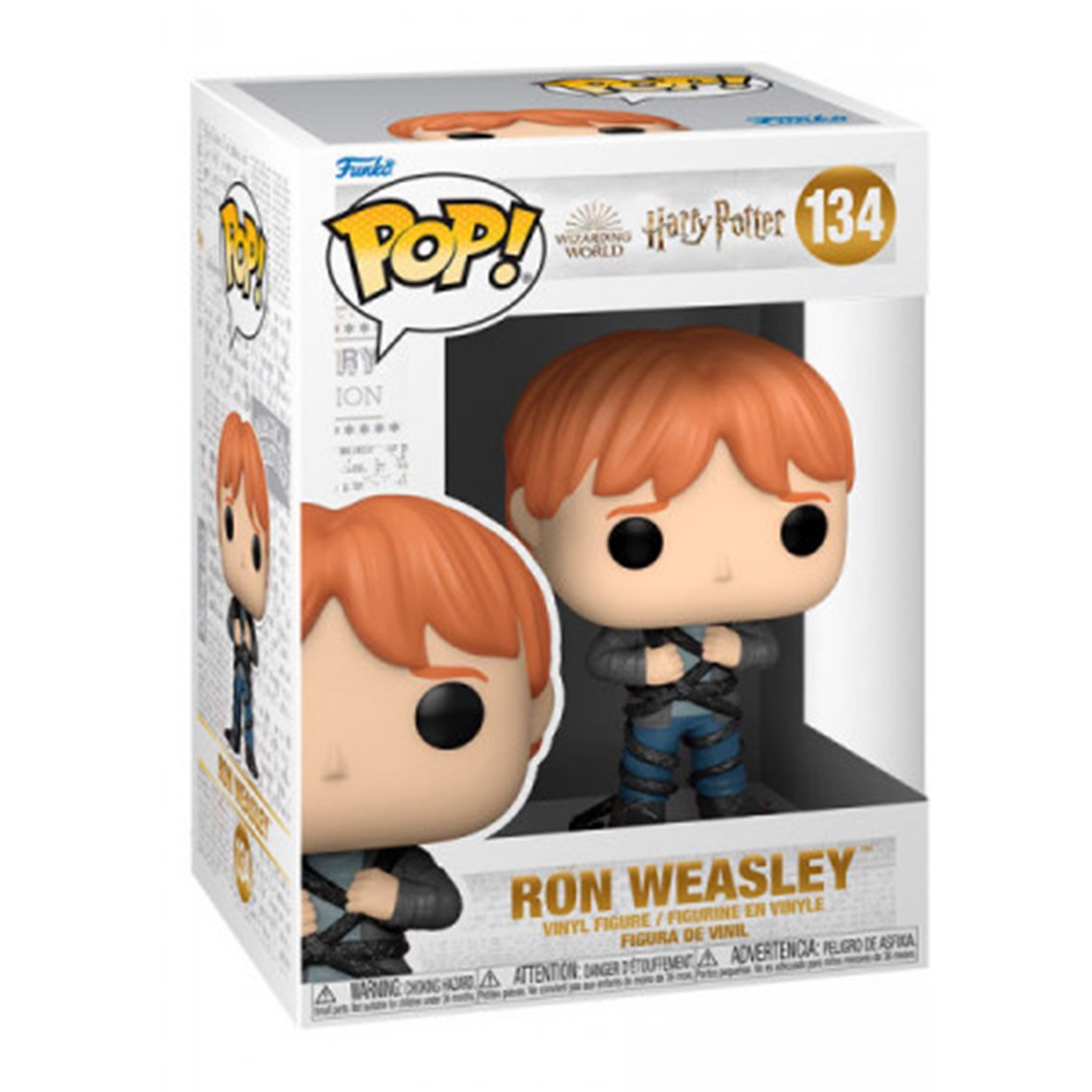 FUNKO POP HARRY POTTER RON WEASLEY TRAMPA PLANTA PIEDRA FILOSOFAL