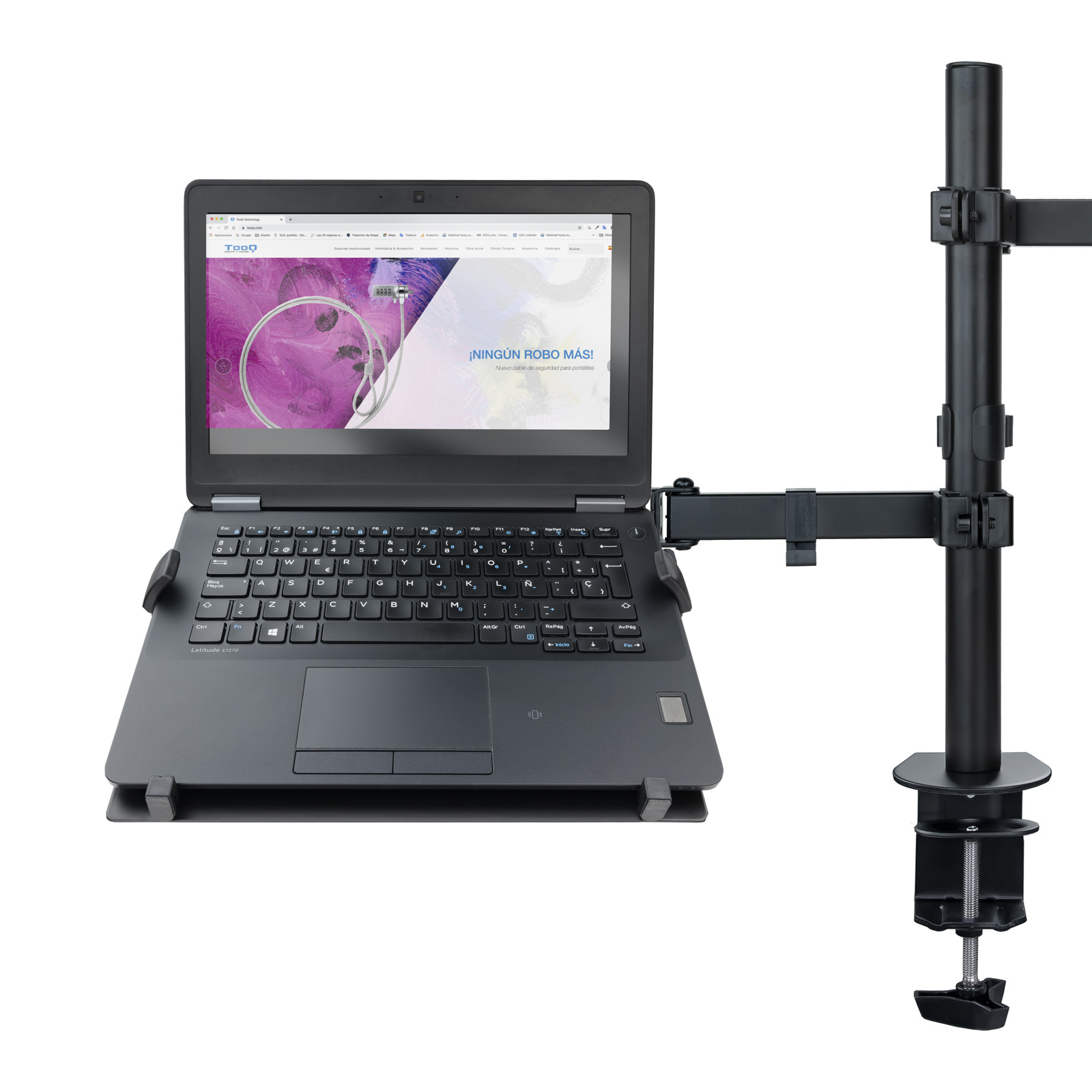 SOPORTE DE MESA TOOQ PARA PANTALLA 13"-32" Y PORTATIL
