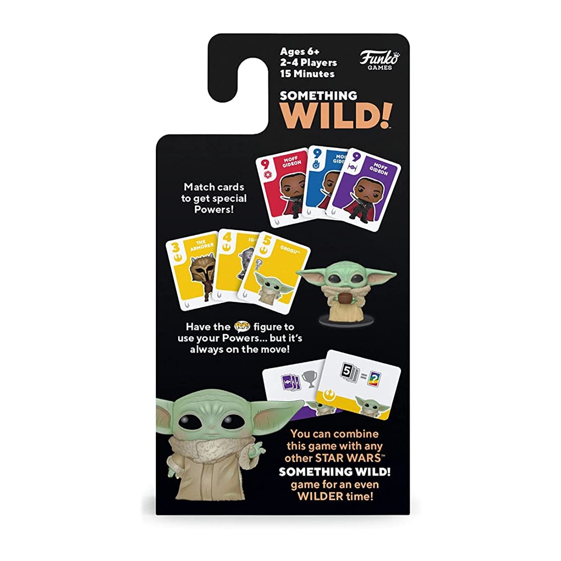 JUEGO DE MESA FUNKO SOMETHING WILD! STAR WARS EL MANDALORIANO GROGU BABY YODA (DE-ES-IT) PEGI 6 60499