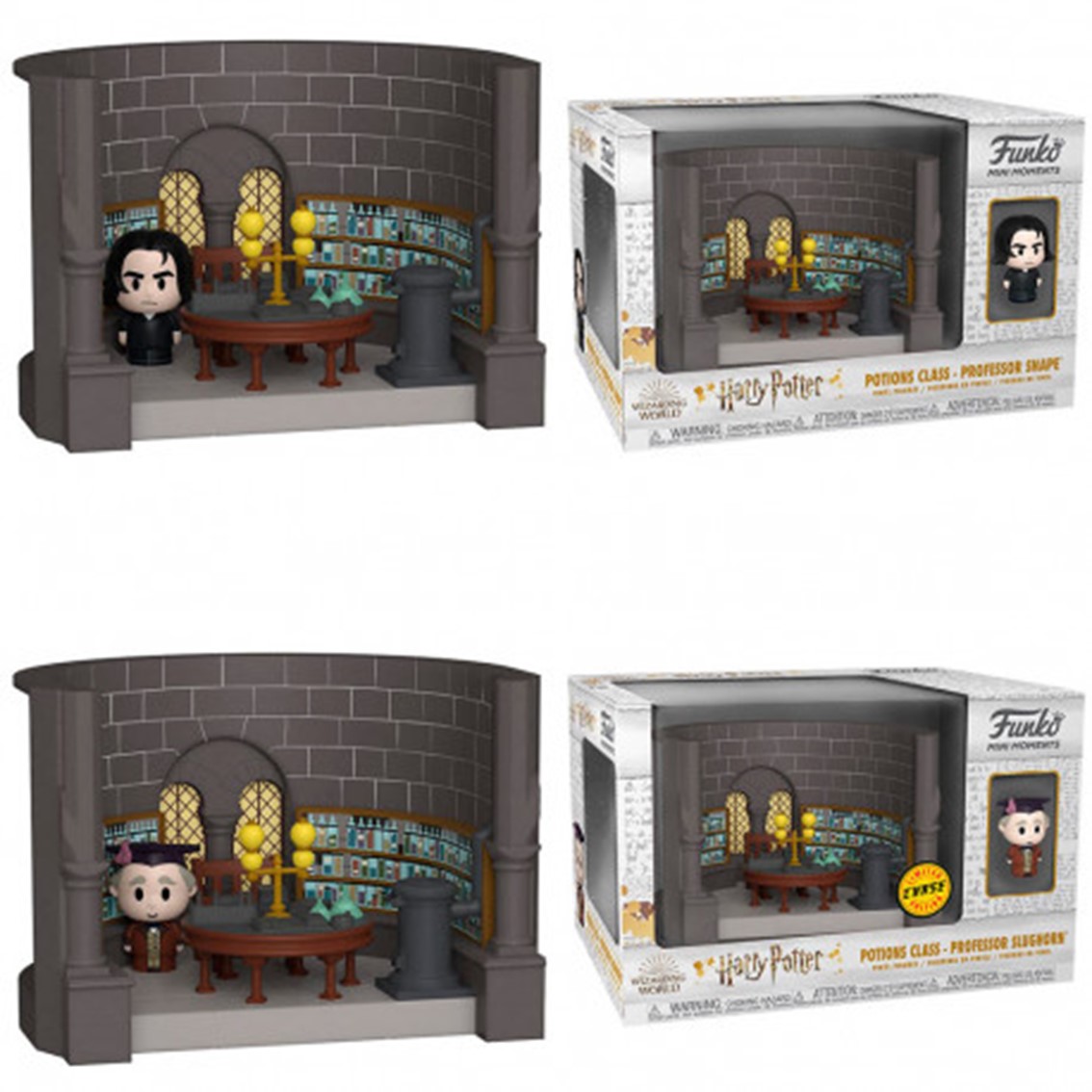 MINI MOMENTS FUNKO HARRY POTTER ANIVERSARIO PROFESOR SNAPE CLASES DE POCIONES CON OPCION CHASE 57361