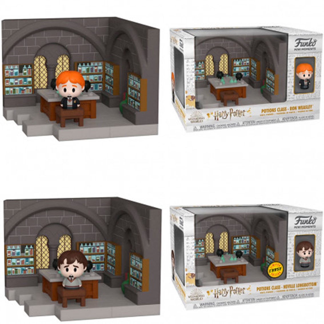 MINI MOMENTS FUNKO HARRY POTTER ANIVERSARIO RON WEASLEY CON OPCION CHASE 57365