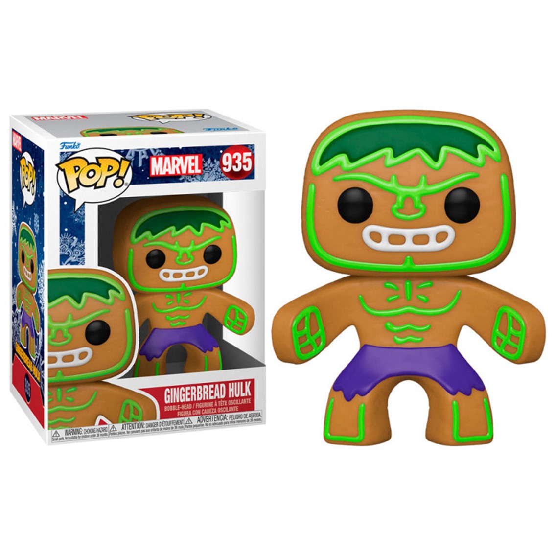 FUNKO POP MARVEL NAVIDAD GALLETA JENGIBRE HULK 50660