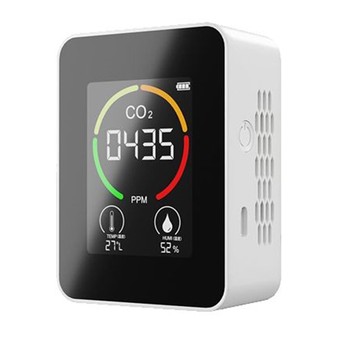 MEDIDOR PHASAK DE CALIDAD DEL AIRE CO2 PARA INTERIORES LCD 2.8" PEC-102