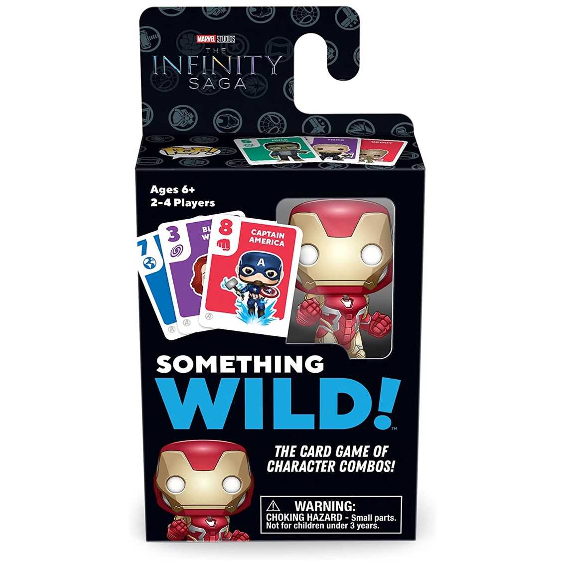JUEGO DE MESA FUNKO SOMETHING WILD! MARVEL INFINITY SAGA IRON MAN PEGI 6 60495