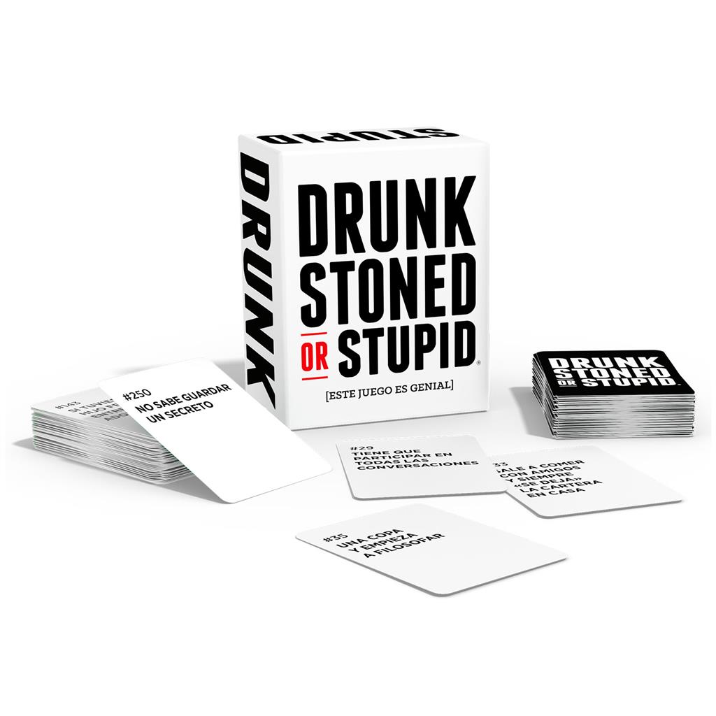 JUEGO DE MESA DRUNK STONED OR STUPID PEGI 18