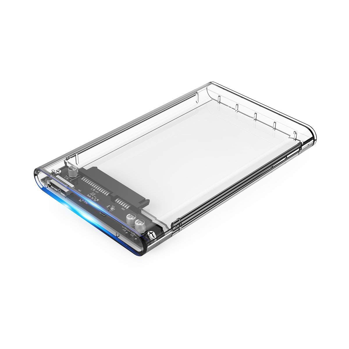 CARCASA DISCO DURO / HDD-SSD COOLBOX COO-SCT-2533 2.5" SATA USB 3.0 TRANSPARENTE