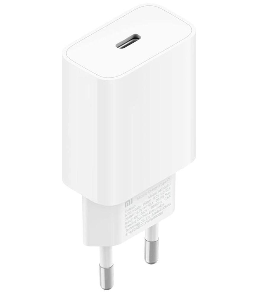 CARGADOR DE PARED XIAOMI MI FAST CHARGER / USB TIPO C/ 20W / BLANCO