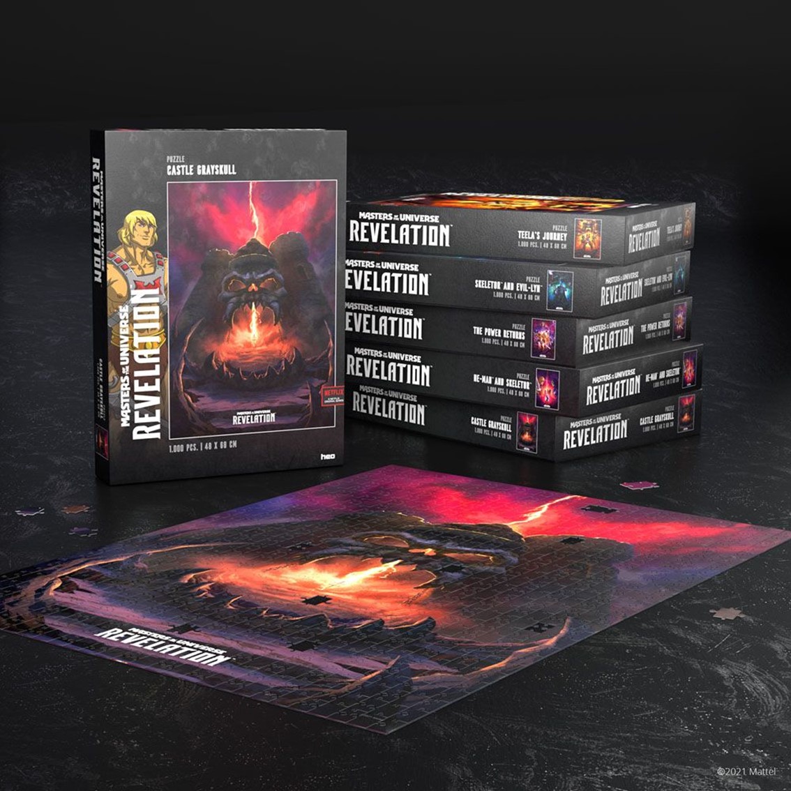 PUZZLE AMOS DEL UNIVERSO REVELACION CASTLE GRAYSKULL 1000 PIEZAS