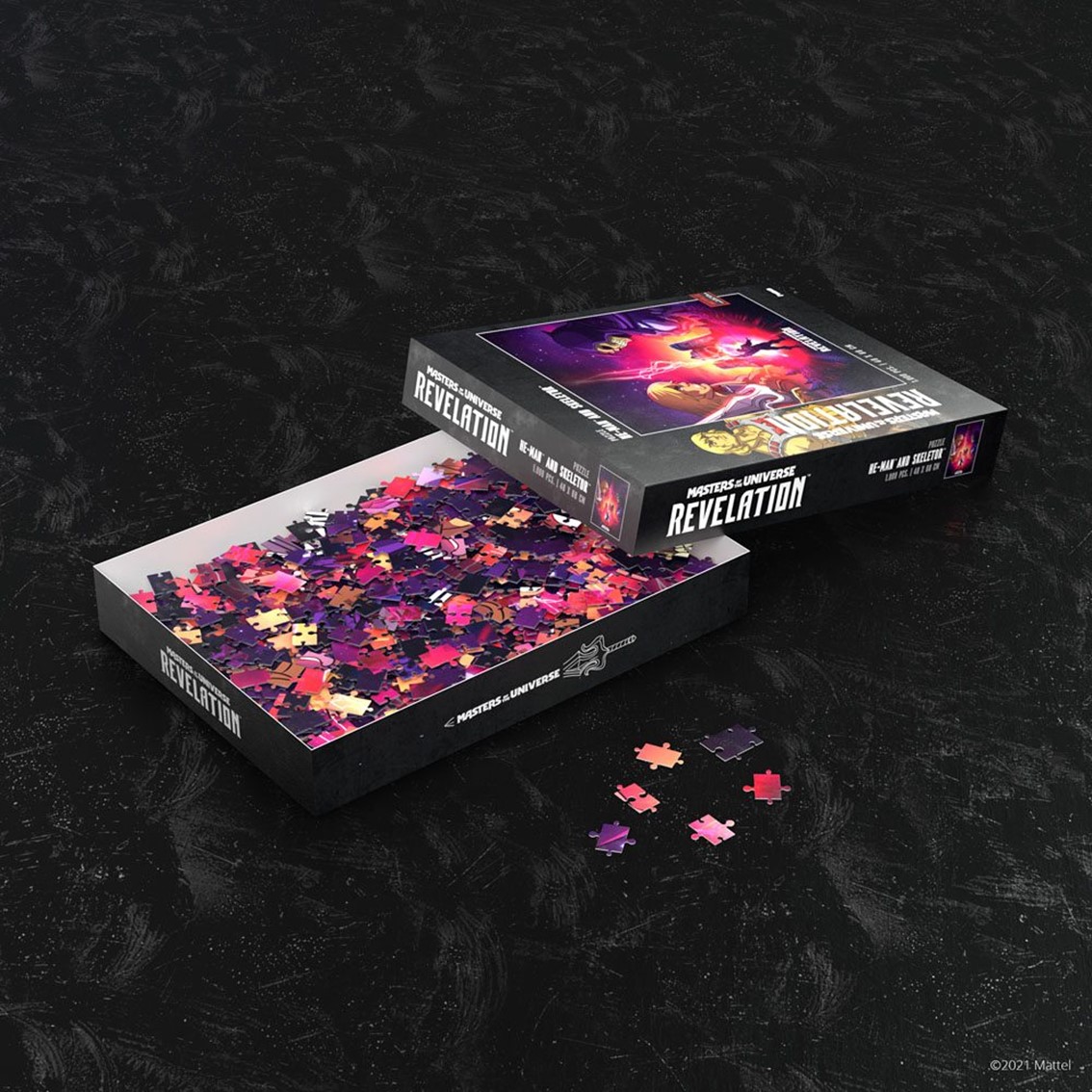 PUZZLE AMOS DEL UNIVERSO REVELACION HE-MAN & SKELETOR 1000 PIEZAS