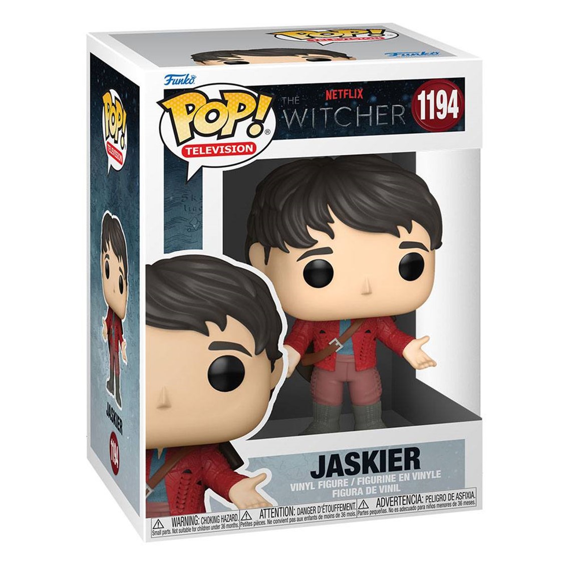 FUNKO POP SERIES TV THE WITCHER JASKIER OUTFIT ROJO BARDO 58909