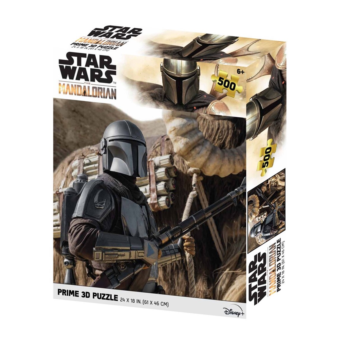 PUZLE LENTICULAR PRIME 3D 500 PIEZAS THE MANDALORIAN EL MANDALORIANO 500 PIEZAS