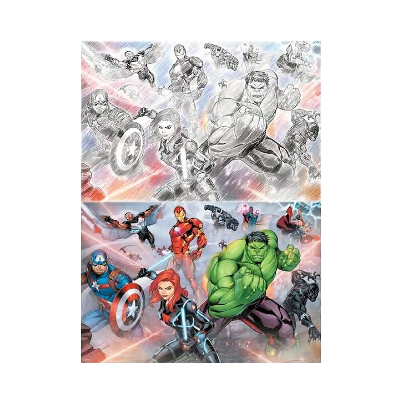 PUZZLE PARA RASCAR PRIME 3D MARVEL 150 PIEZAS