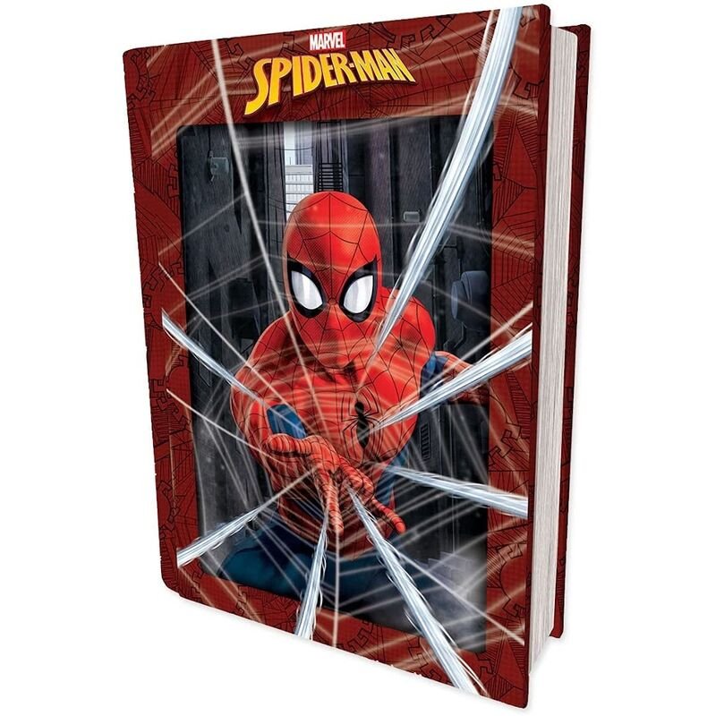 PUZZLE LIBRO LENTICULAR PRIME 3D MARVEL SPIDERMAN 300 PIEZAS