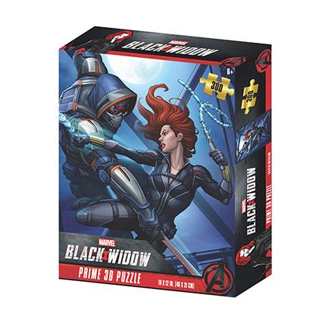 PUZZLE LENTICULAR PRIME 3D MARVEL BLACK WIDOW Y TASKMASTER 200 PIEZAS