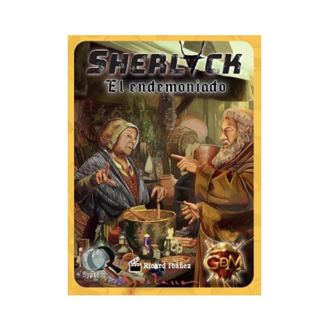 JUEGO DE MESA GDM DISPLAY SHERLOCK Q7: AQUELARRE (INCLUYE: 5X MERCADER 5X DONCELLA y 5X ENDEMONIADO)
