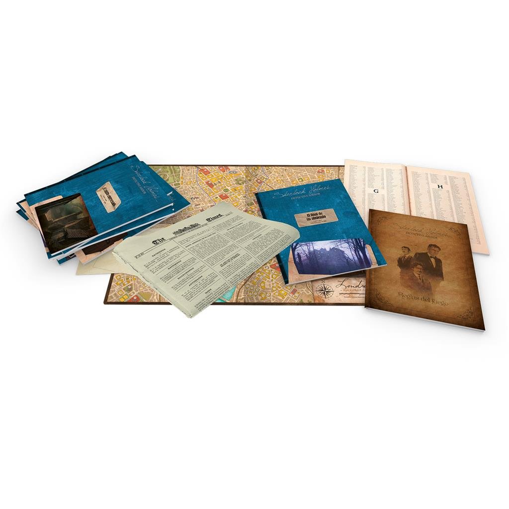 JUEGO DE MESA SHERLOCK HOLMES: CARLTON HOUSE & QUEEN'S PARK PEGI 12