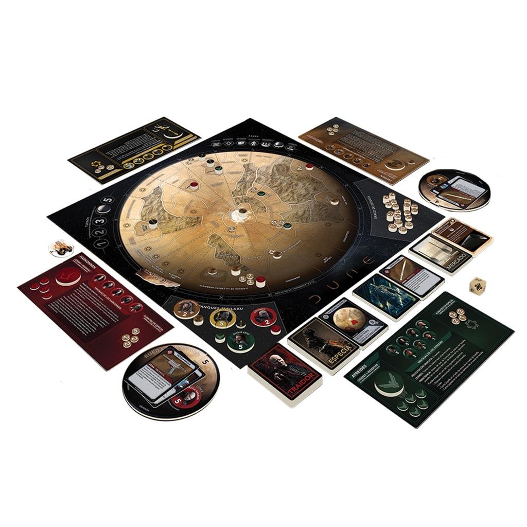 JUEGO DE MESA DUNE: UN JUEGO DE CONQUISTA Y DIPLOMACIA PEGI 14