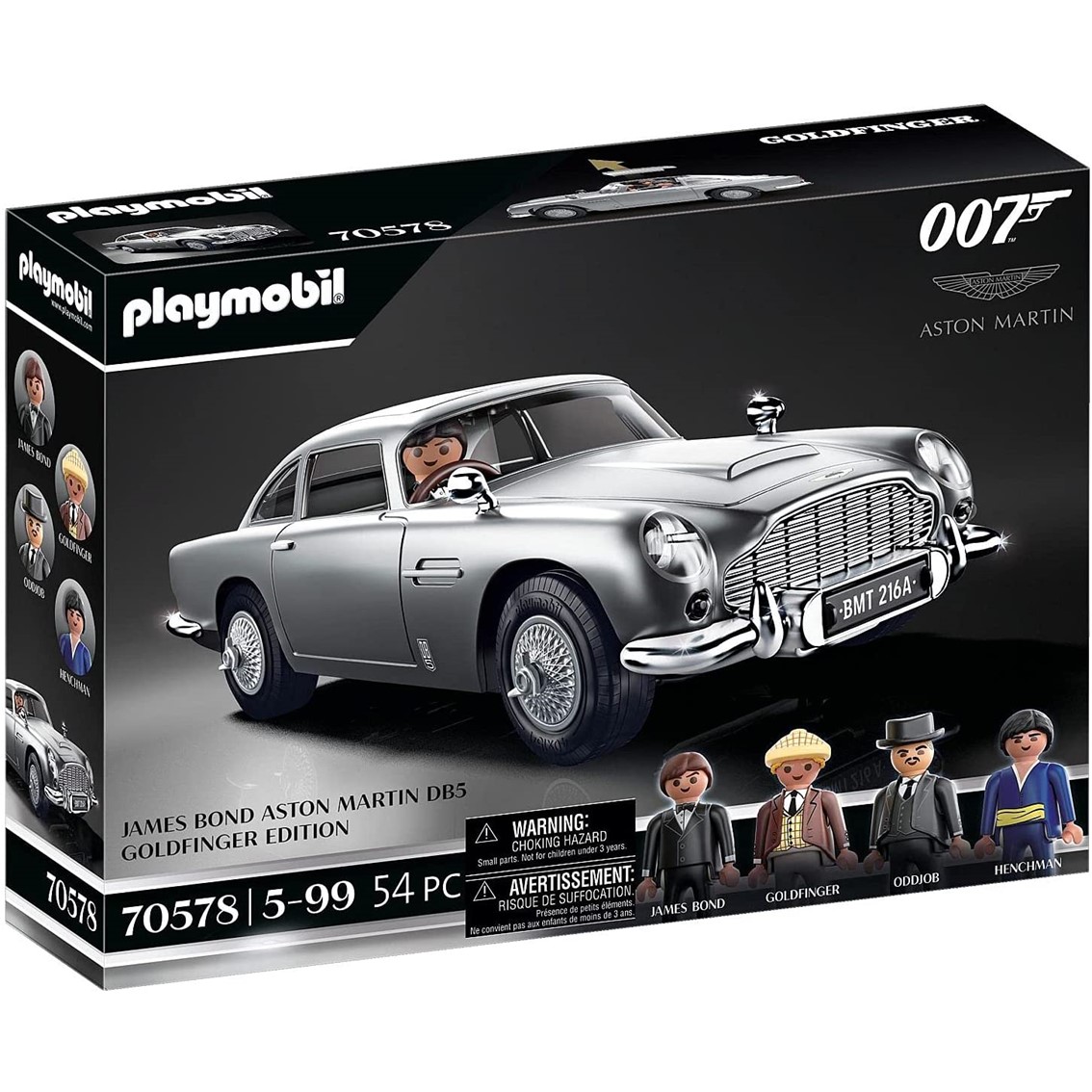 PLAYMOBIL JAMES BOND ASTON MARTIN DB5 - EDICION GOLDFINGER