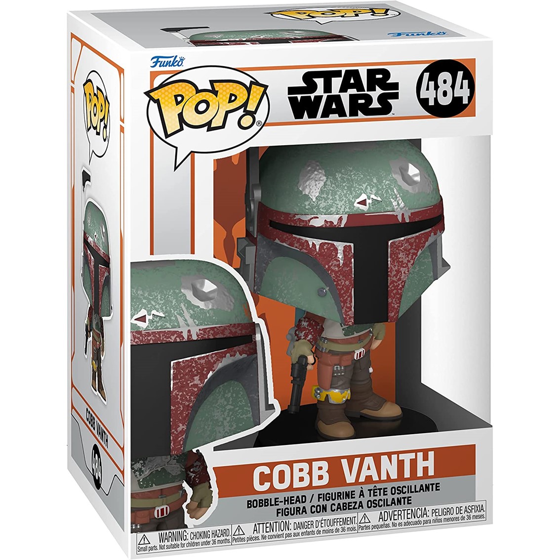 FUNKO POP STAR WARS THE MANDALORIAN ESTILO BOBA FETT MARSHAL CON OPCION CHASE 54522