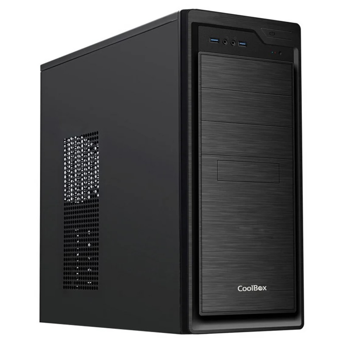 CAJA ORDENADOR SOBREMESA COOLBOX F800 ATX USB 3.0 + FUENTE DE ALIMENTACION BASIC 500W
