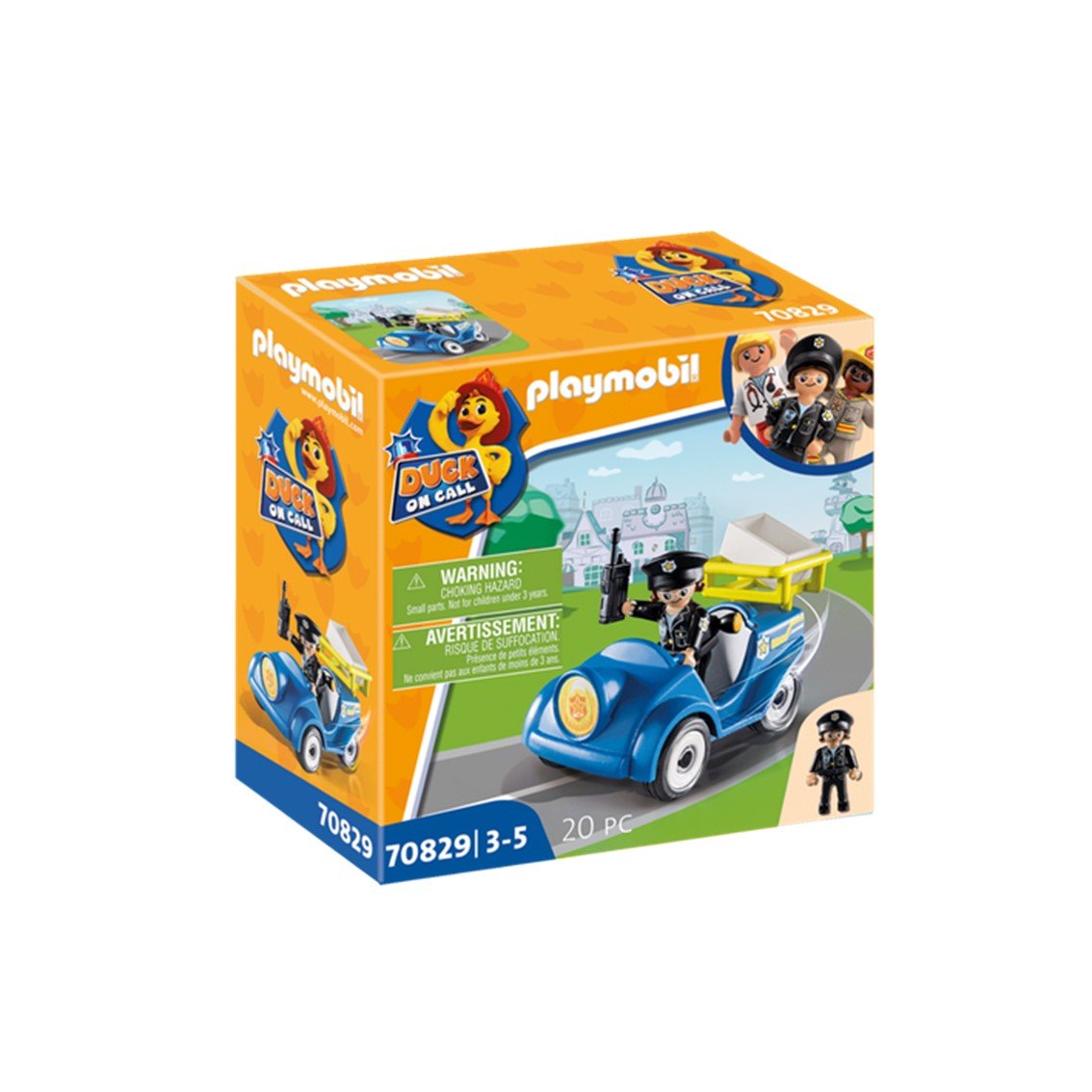 PLAYMOBIL DUCK ON CALL MINI COCHE DE POLICIA