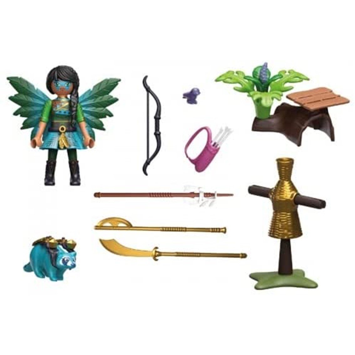 PLAYMOBIL STARTER PACK KNIGHT FAIRY CON MAPACHE
