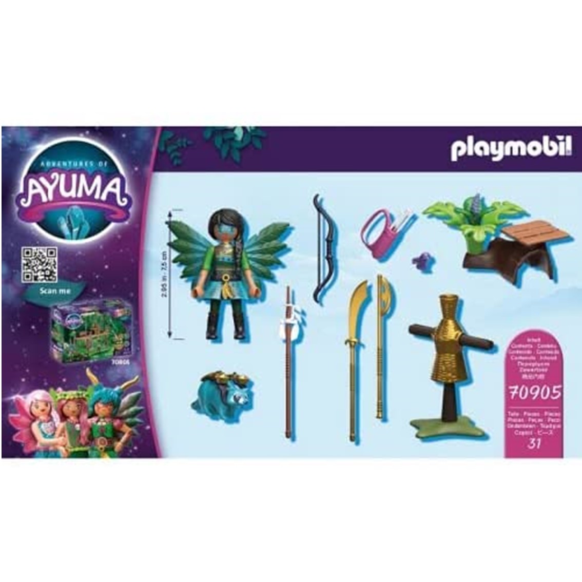 PLAYMOBIL STARTER PACK KNIGHT FAIRY CON MAPACHE