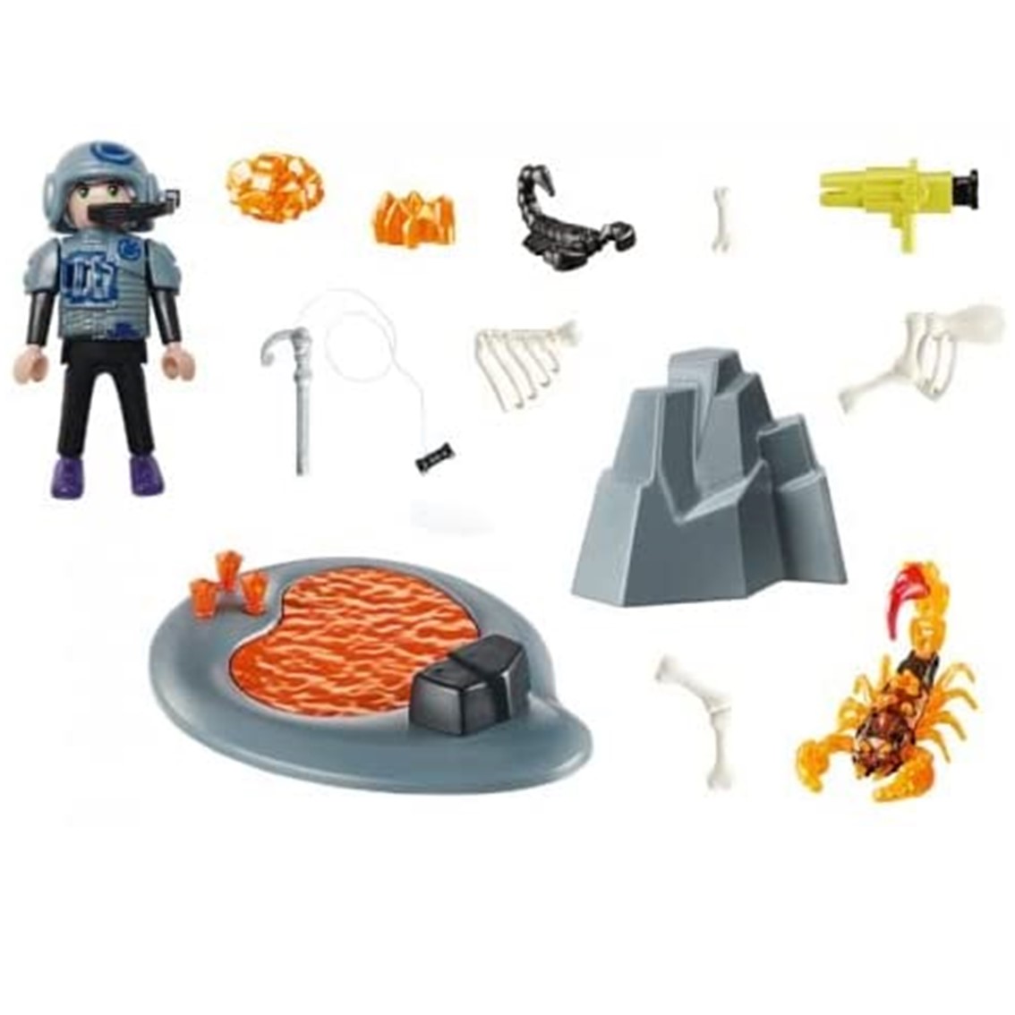 PLAYMOBIL STARTER PACK LUCHA CONTRA EL ESCORPION DE FUEGO