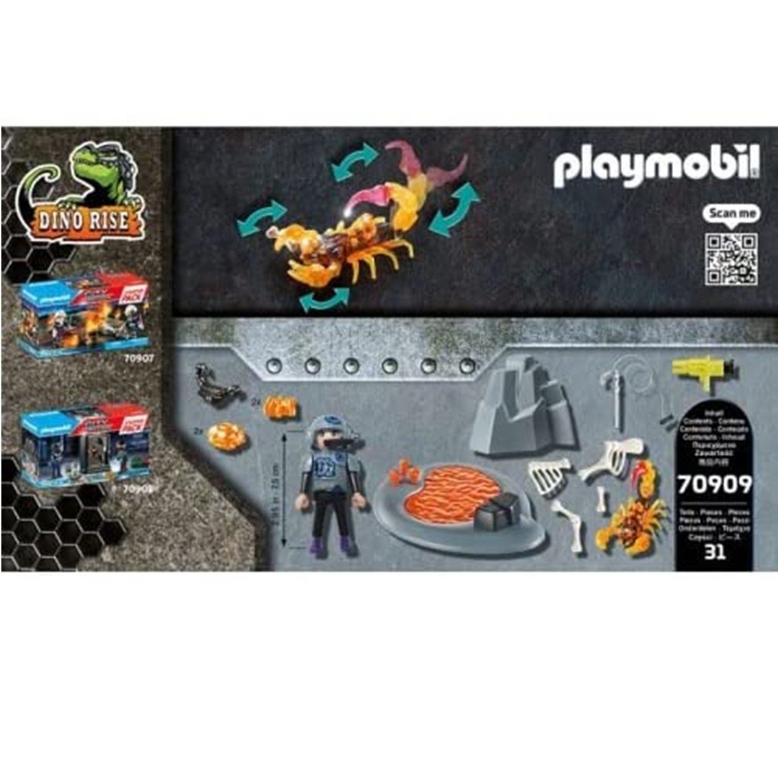 PLAYMOBIL STARTER PACK LUCHA CONTRA EL ESCORPION DE FUEGO