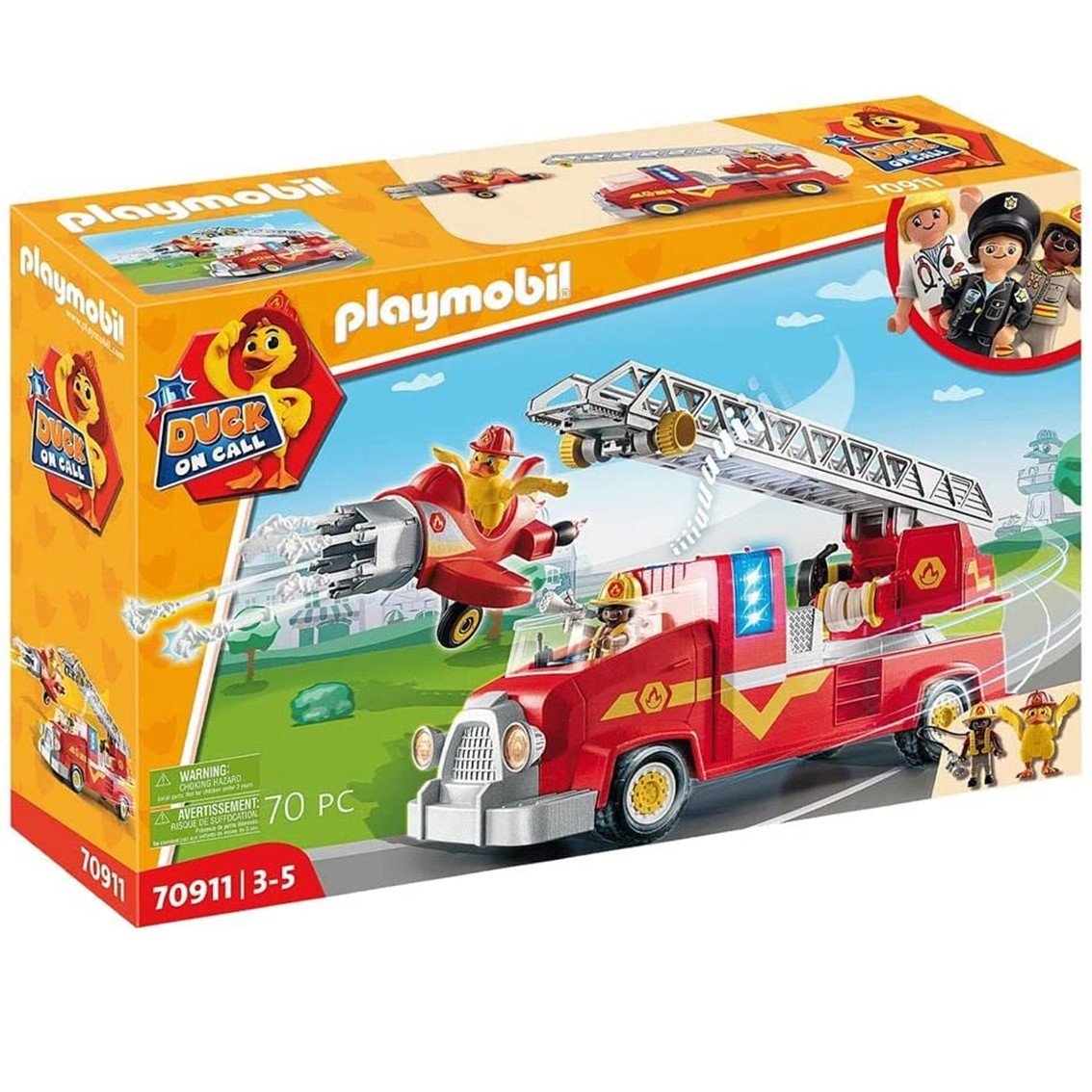 PLAYMOBIL DUCK ON CALL CAMION DE BOMBEROS