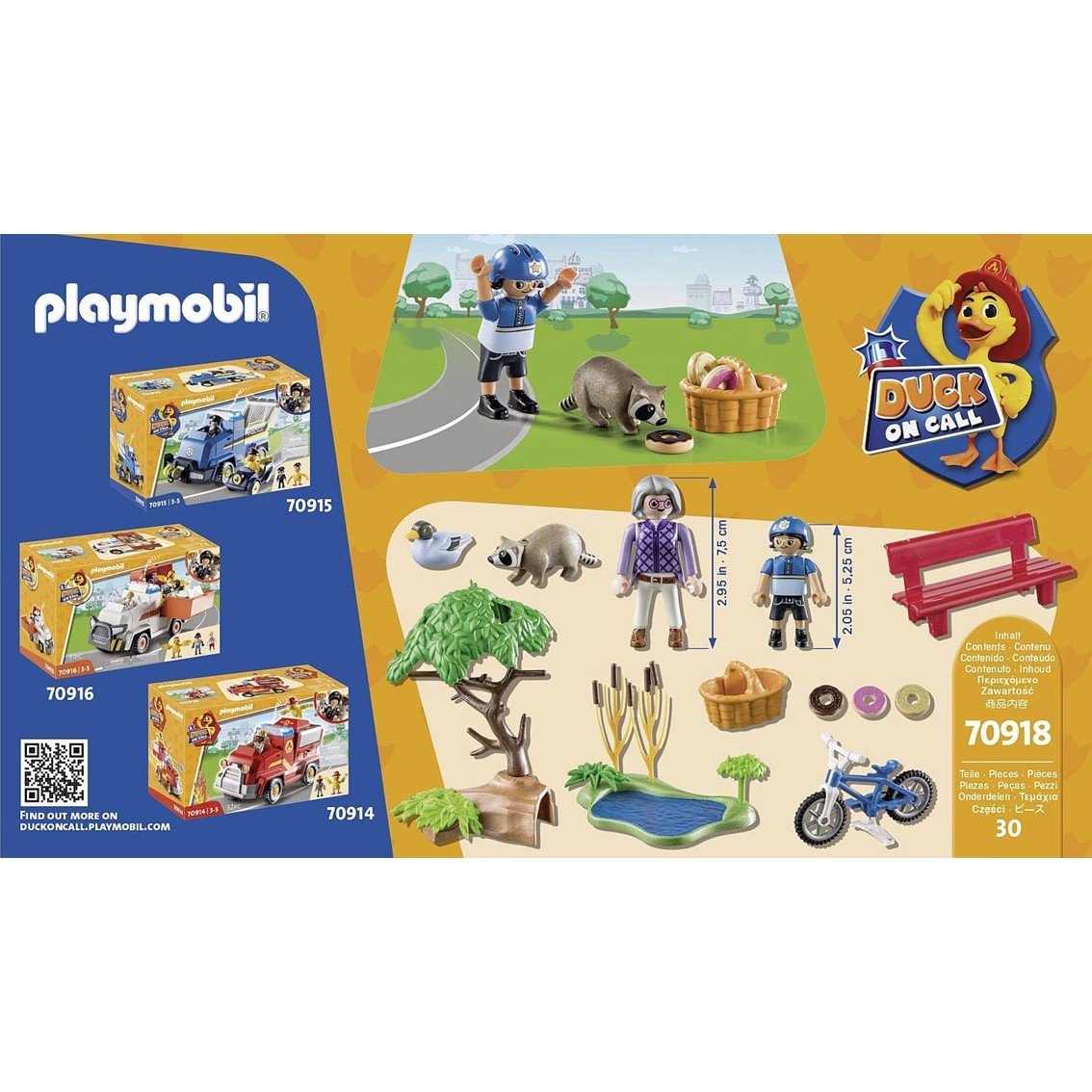 PLAYMOBIL DUCK ON CALL ACCION POLICIAL ¡ATRAPA AL LADRON!