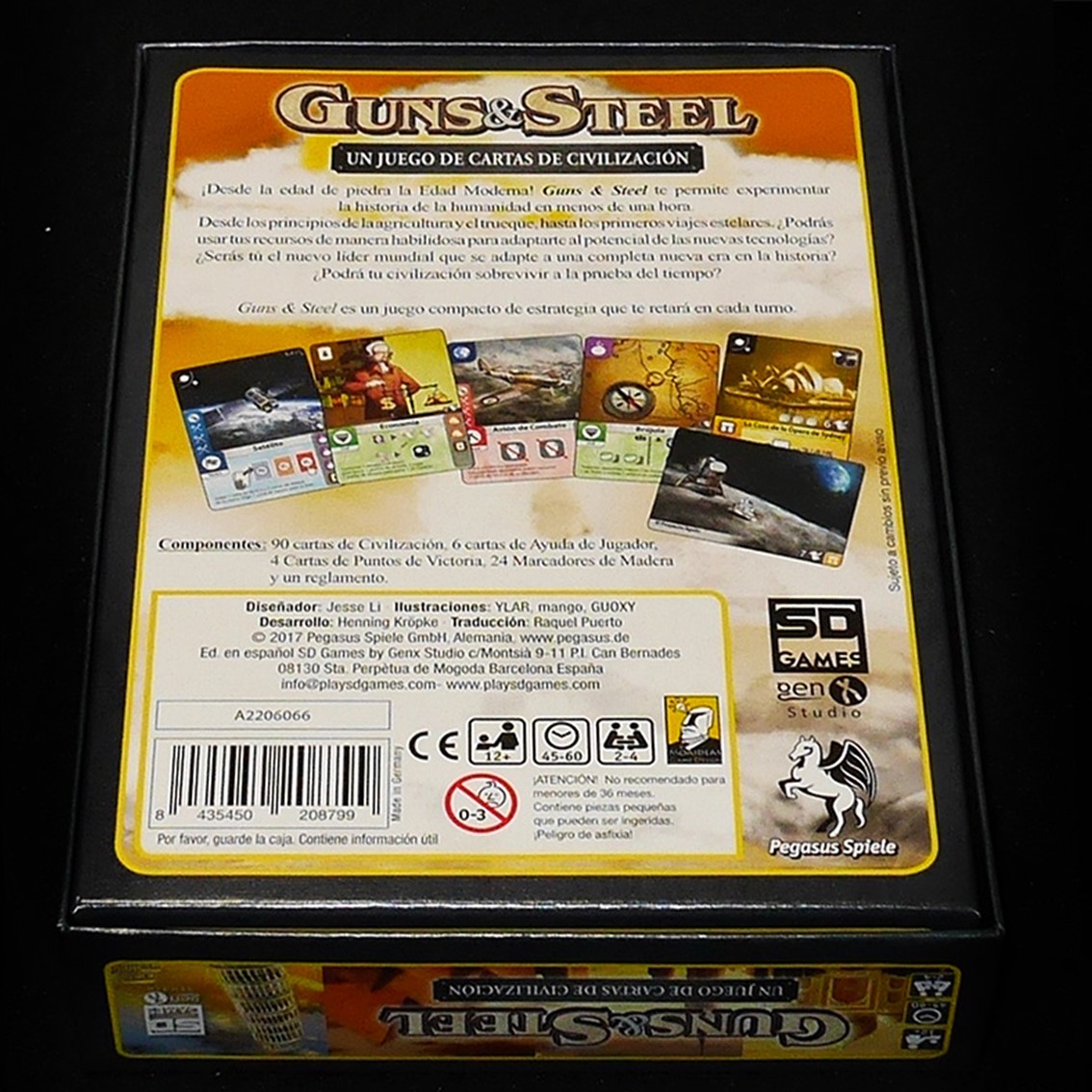 JUEGO DE MESA GUNS & STEEL PEGI 12