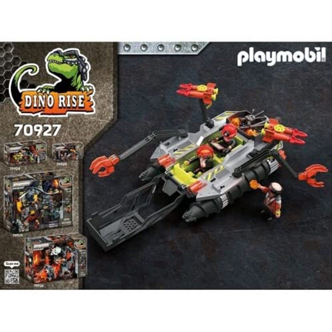PLAYMOBIL DINO RISE COMET CORP. TALADRO DE DEMOLICION