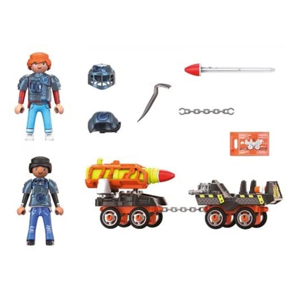 PLAYMOBIL DINO MINE CARRO DE COHETES