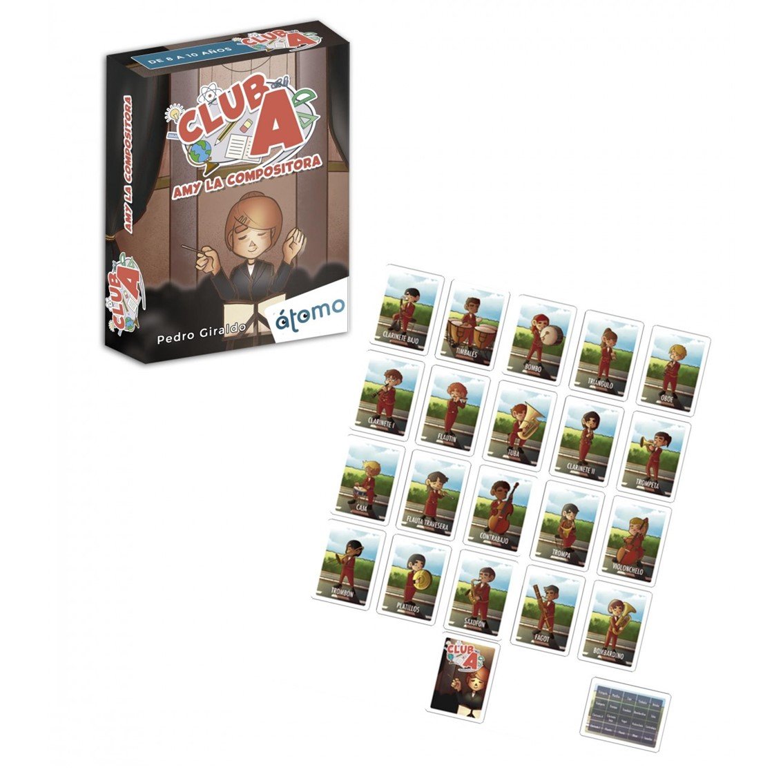 JUEGO DE MESA ÁTOMO GAMES CLUB A: AMY LA COMPOSITORA PEGI 8