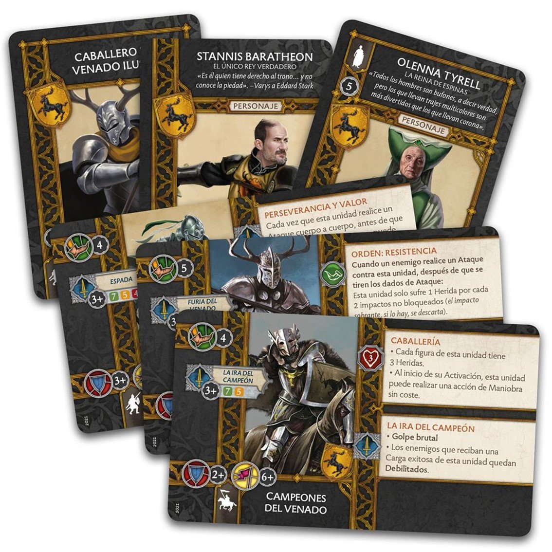 JUEGO DE MESA CANCION DE HIELO Y FUEGO PACK DE FACCION BARATHEON PEGI 14