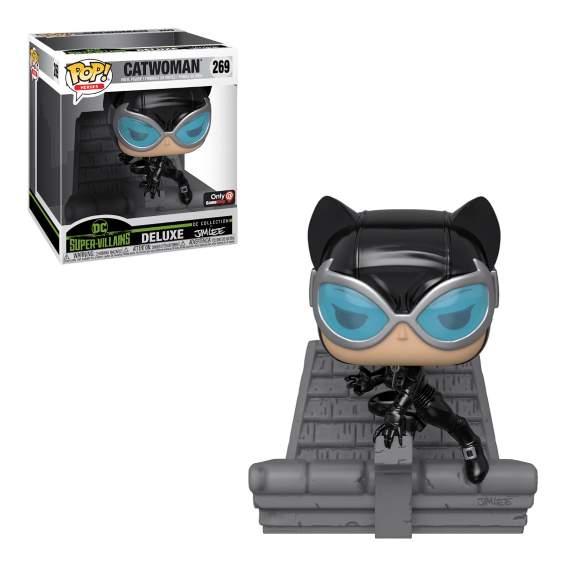 POP & TEE DC JIM LEE CATWOMAN FUNKO + CAMISETA TALLA M