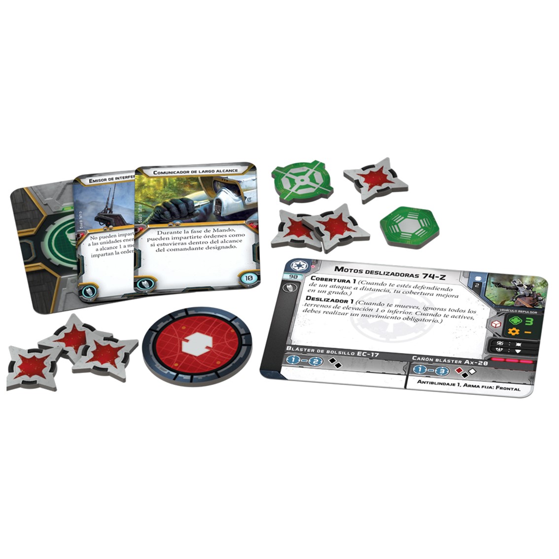JUEGO DE MESA STAR WARS LEGIÓN: MOTOS DESLIZADORAS 74-Z PEGI 14