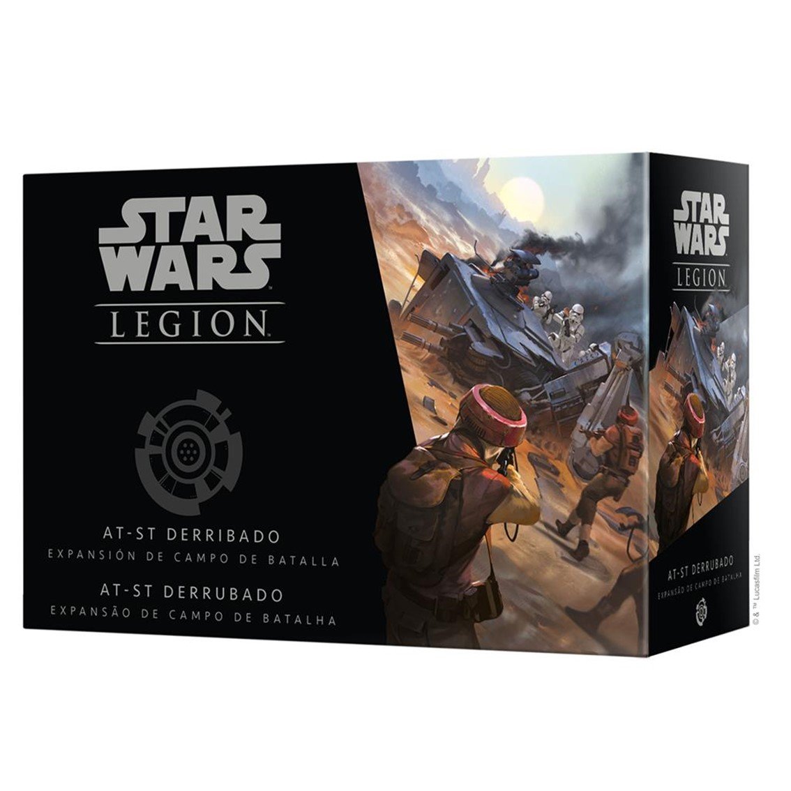 JUEGO DE MESA STAR WARS LEGION : AT-ST DERRIBADO PEGI 14