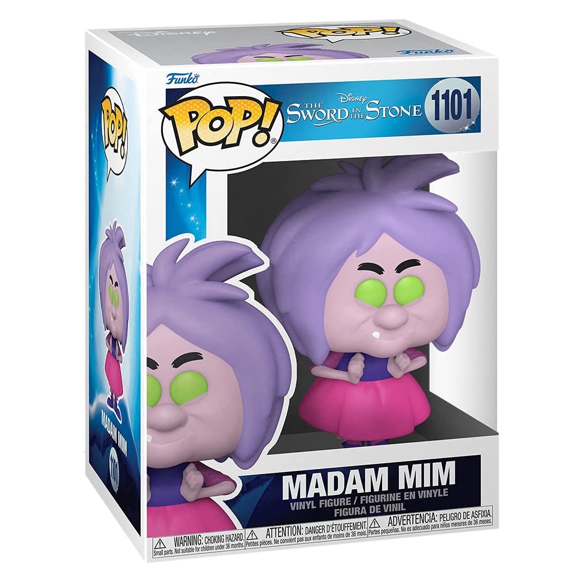 FUNKO POP DISNEY THE SWORD AND THE STONE MERLIN EL ENCANTADOR MADAM MIM 49154