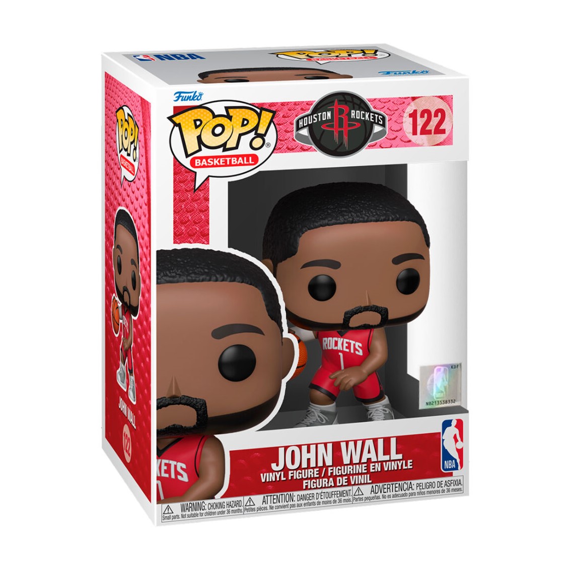 FUNKO POP DEPORTES NBA JOHN WALL HOUSTON ROCKETS CAMISETA LOCAL 59261