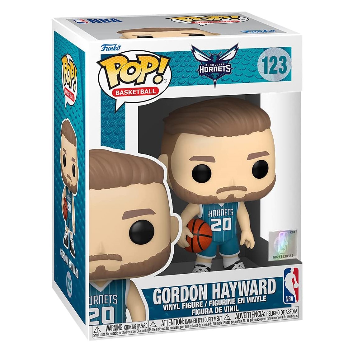 FUNKO POP DEPORTES NBA GORDON HAYWARD CHARLOTTE HORNETS CAMISETA LOCAL 59263