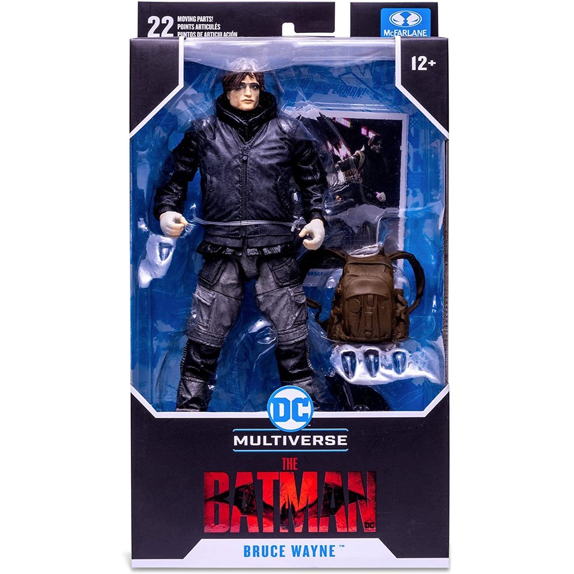 FIGURA MCFARLANE TOYS DC MULTIVERSE THE BATMAN PELICULA BRUCE WAYNE DRIFTER DESENMASCARADO