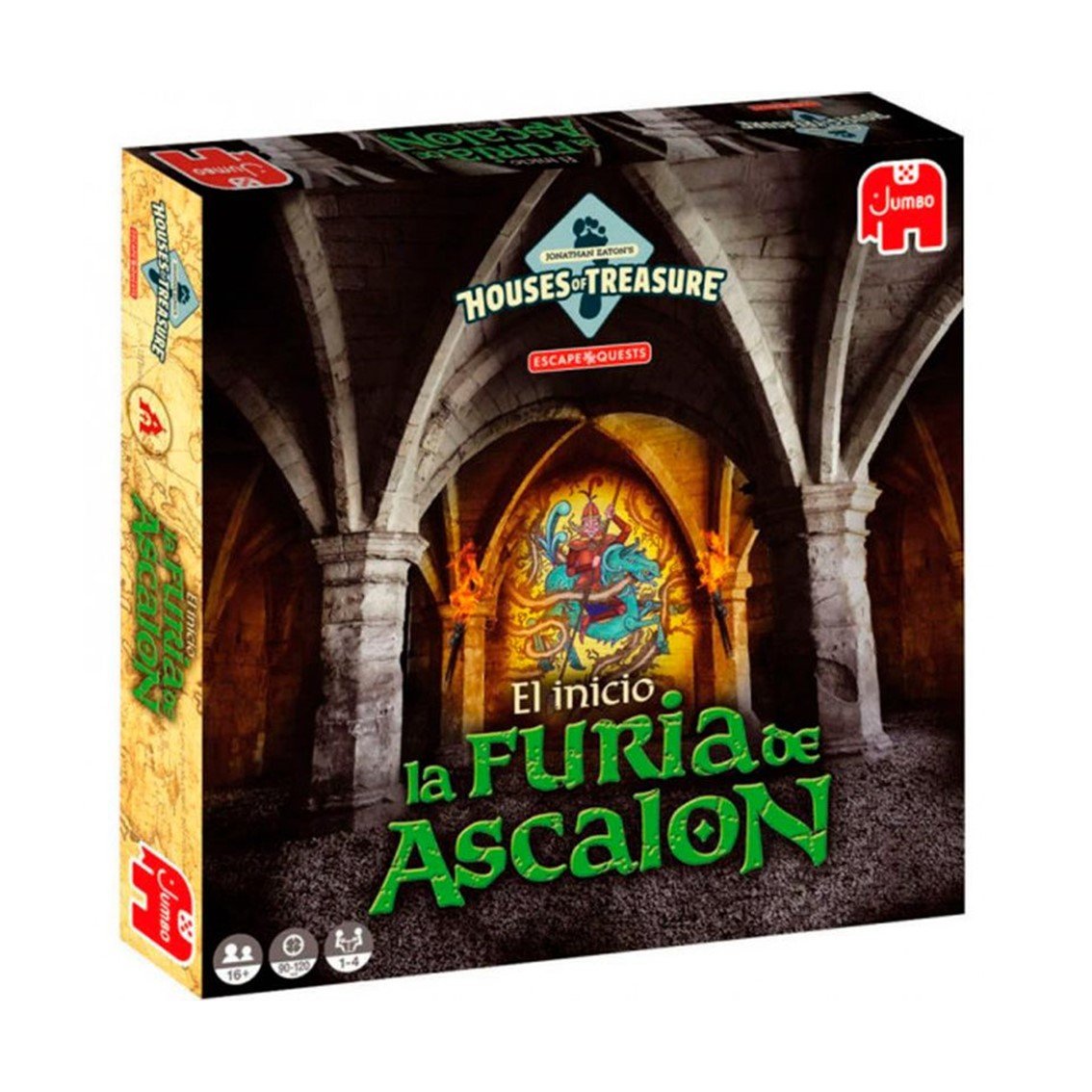 JUEGO DE MESA ESCAPE QUEST EL INICIO - LA FURIA DE ASCALON PEGI 16
