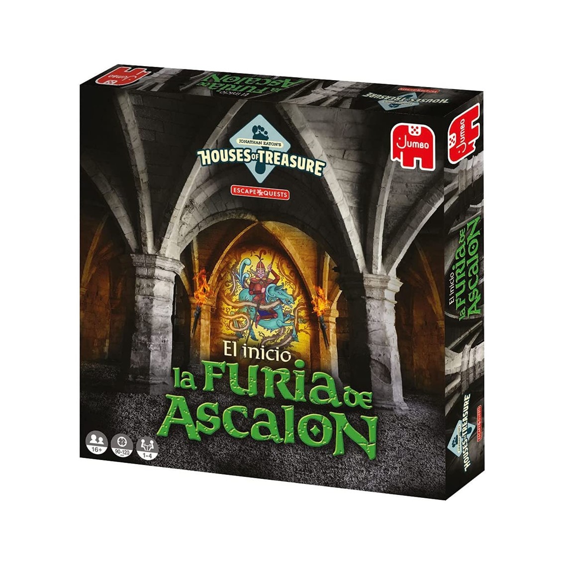 JUEGO DE MESA ESCAPE QUEST EL INICIO - LA FURIA DE ASCALON PEGI 16